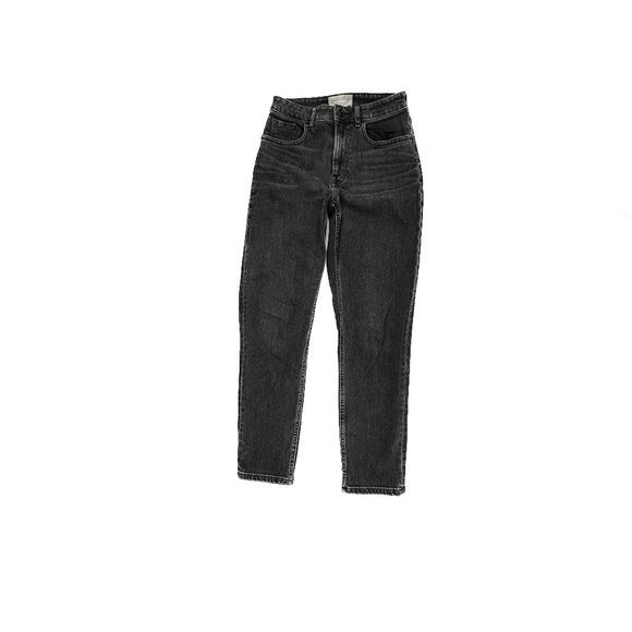 Everlane The Curvy Cheeky Slim Women's size 26 Black Denim Jeans - Picture 1 of 5